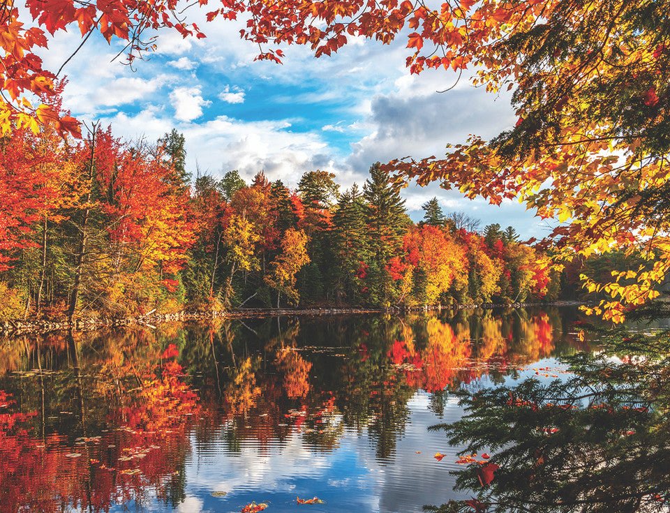 Autumn Lake 1500 Piece Puzzle Springbok – The Puzzle Center