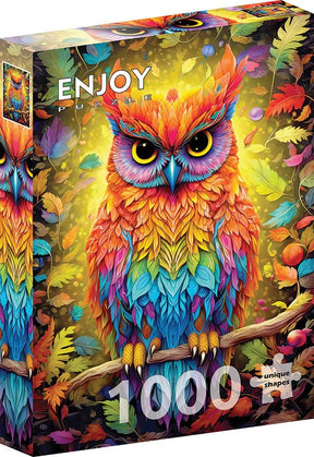 Autumnal Owl 1000 Piece Puzzle by Enjoy Puzzles - Enjoy Puzzles - Jigsaw Puzzles - The Puzzle Center