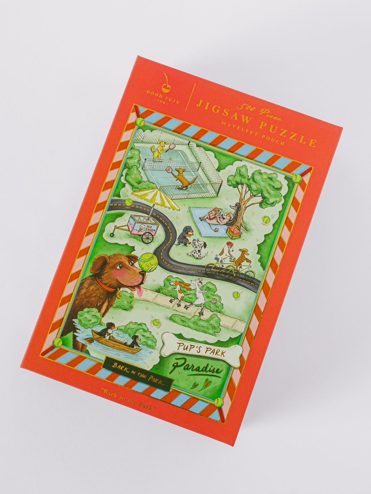 Bark in the Park 500 Piece Jigsaw Puzzle | Good Juju Ink