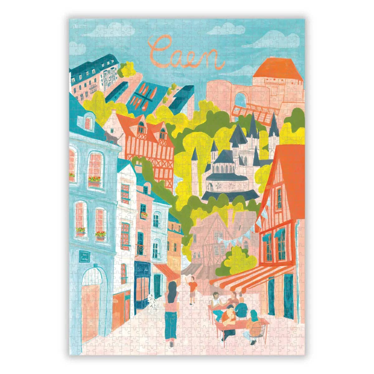 Stroll in Caen 1000 Piece Jigsaw Puzzle | Aparté