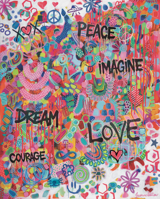 Pink Graffiti 250 Piece Jigsaw Puzzle | Villager Puzzles