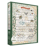 12 Days of Christmas Music 500 Piece Jigsaw Puzzle | 1Canoe2