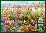 Backyard Bird Bath 1000 Piece Jigsaw Puzzle | Cobble Hill - Jigsaw Puzzles - The Puzzle Center