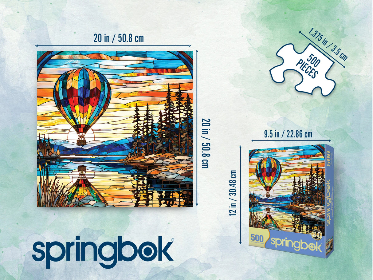 Balloon Reflections 500 Piece Jigsaw Puzzle | Springbok Puzzles