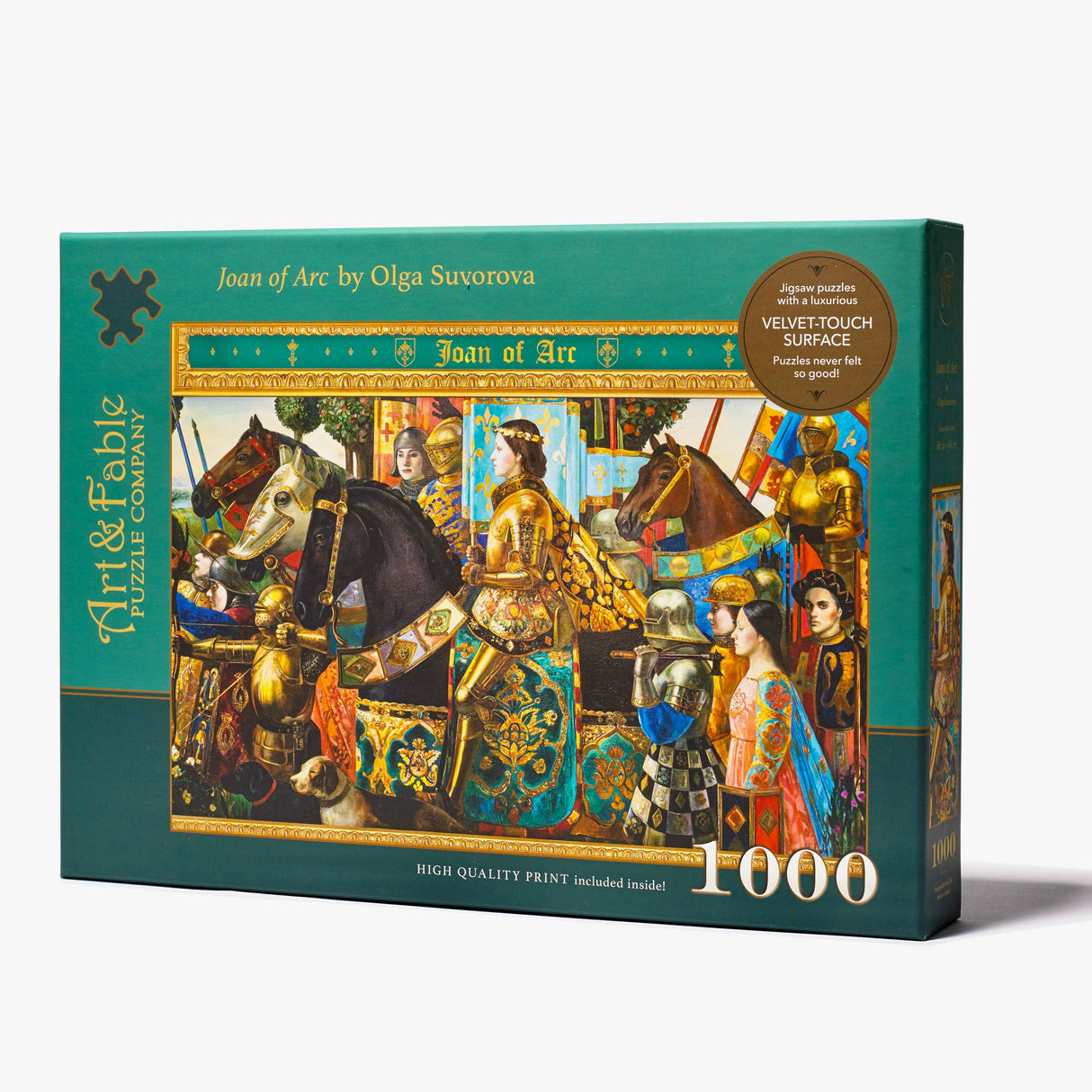 Joan of Ar 1000 Piece Jigsaw Puzzle | Art & Fable