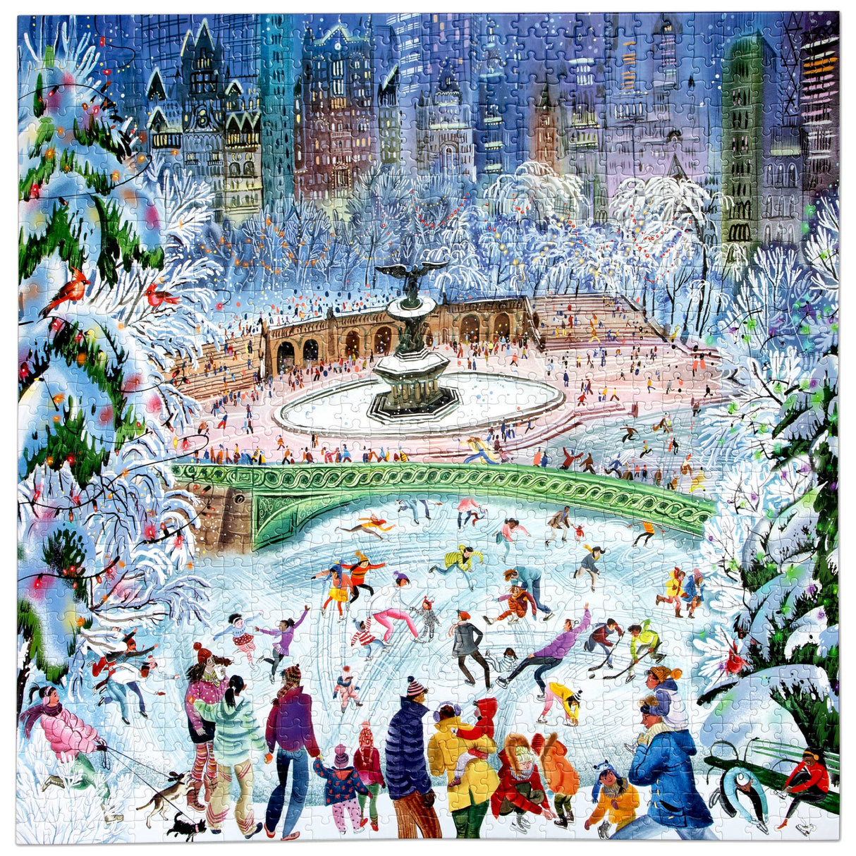 New York City Skaters 1000 Piece Jigsaw Puzzle | eeBoo