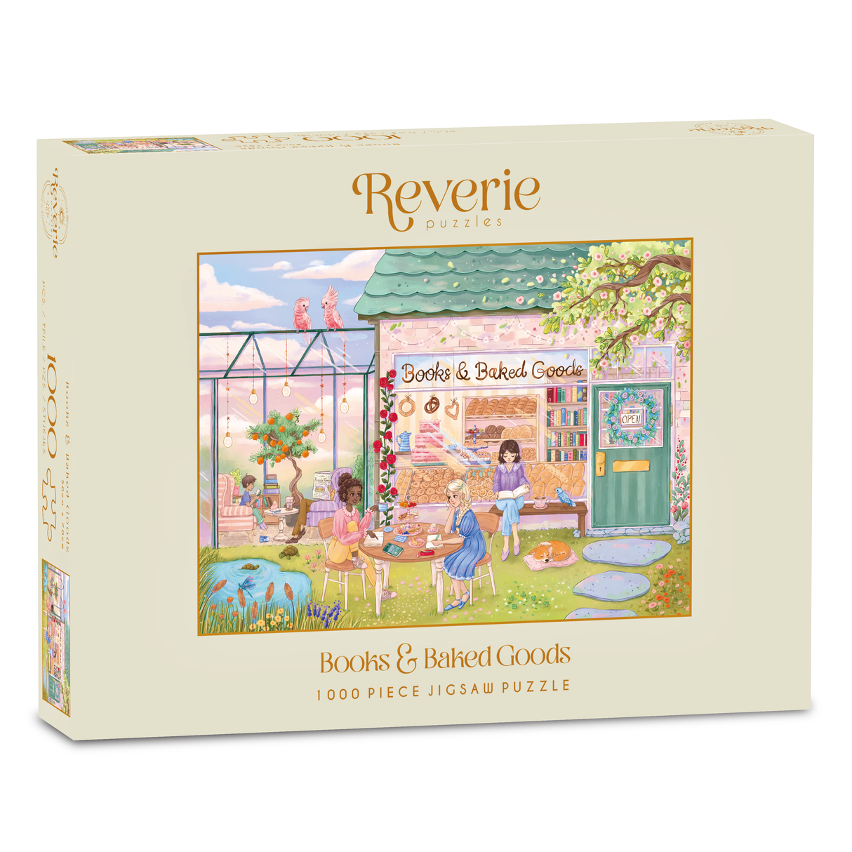 Books & Baked Goods 1000 Piece Jigsaw Puzzle | Reverie