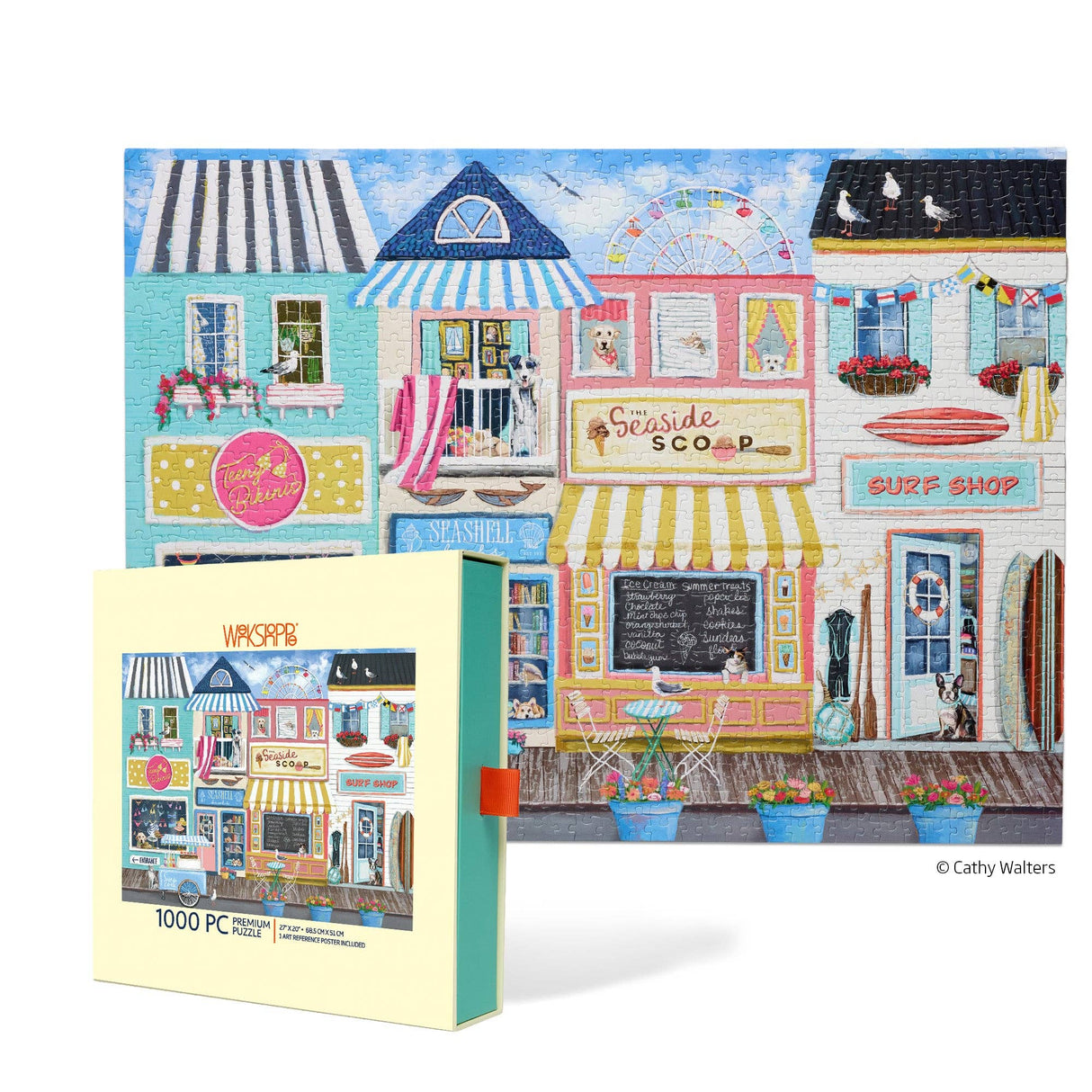 Beach Boardwalk 1000 Piece Jigsaw Puzzle | WerkShoppe - Jigsaw Puzzles - The Puzzle Center