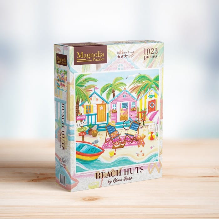 Pre-Order - Beach Huts 1023 Piece Jigsaw Puzzle | Magnolia