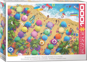 Beach Summer Fun 1000 Piece Jigsaw Puzzle by Eurographics - Eurographics - Jigsaw Puzzles - The Puzzle Center