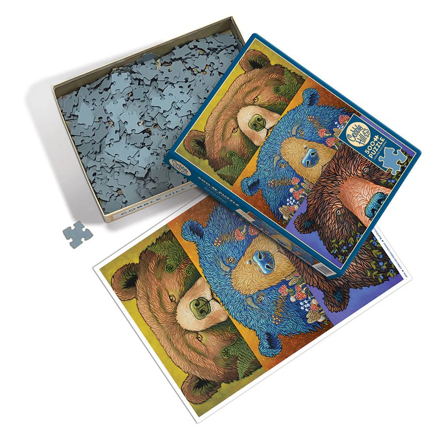 Bear Eyes Harvest 500 Piece Jigsaw Puzzle | Cobble Hill - Jigsaw Puzzles - The Puzzle Center