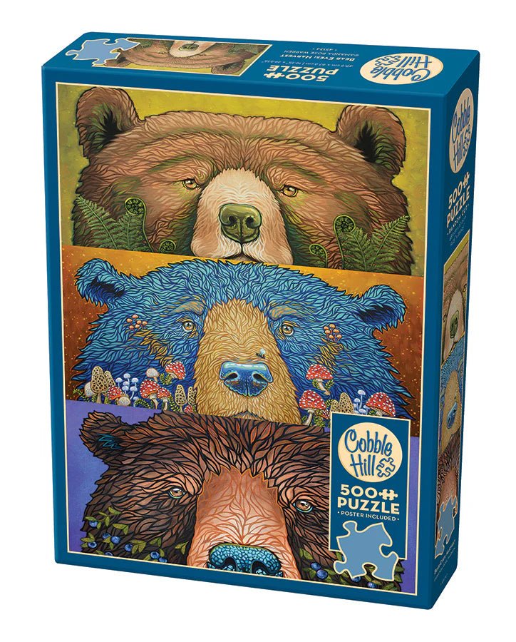 Bear Eyes Harvest 500 Piece Jigsaw Puzzle | Cobble Hill - Jigsaw Puzzles - The Puzzle Center