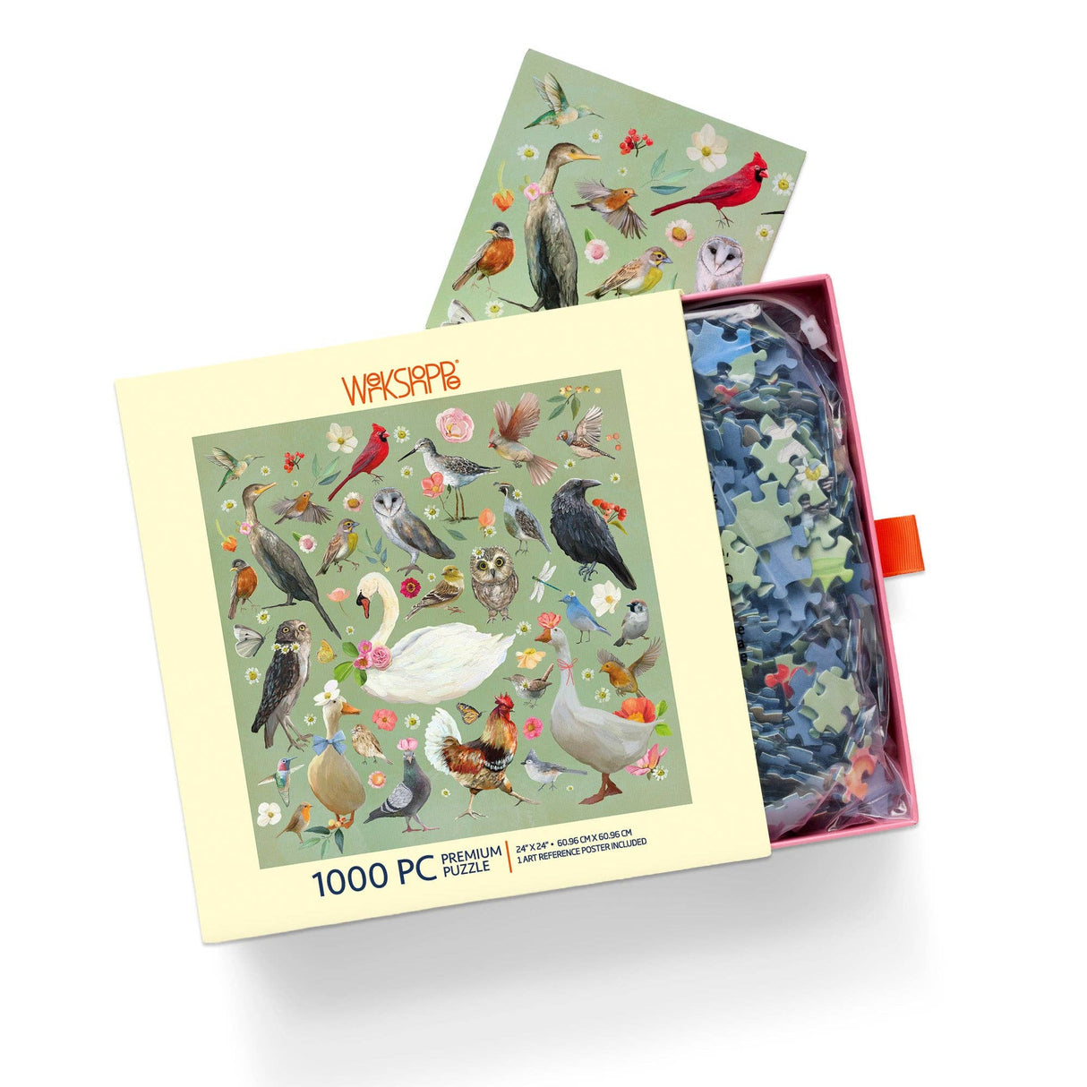 Beautiful Birds 1000 Piece Jigsaw Puzzle | WerkShoppe - Jigsaw Puzzles - The Puzzle Center