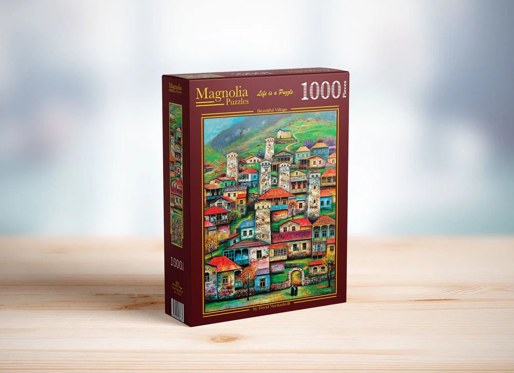 Beautiful Village 1000 Piece Jigsaw Puzzle | Magnolia Puzzles - Magnolia - Jigsaw Puzzles - The Puzzle Center