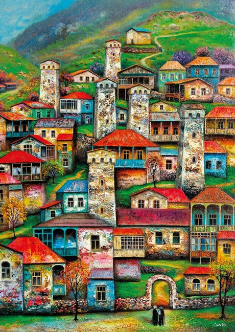 Beautiful Village 1000 Piece Jigsaw Puzzle | Magnolia Puzzles - Magnolia - Jigsaw Puzzles - The Puzzle Center