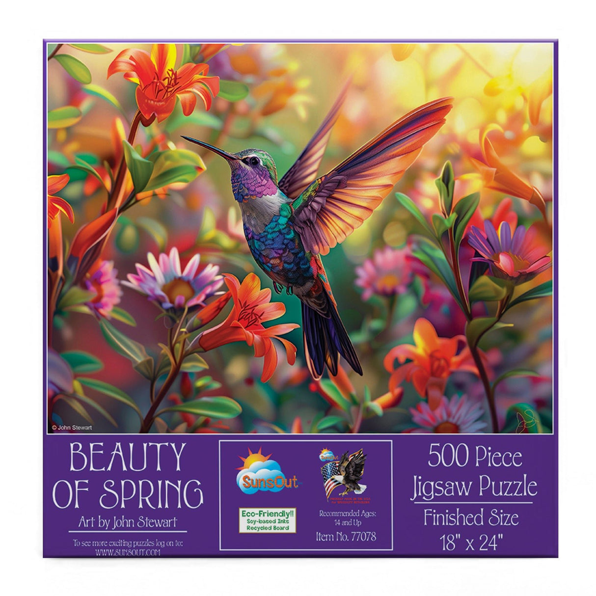 Beauty of Spring 500 Piece Jigsaw Puzzle by SunsOut Puzzles - SunsOut - Jigsaw Puzzles - The Puzzle Center