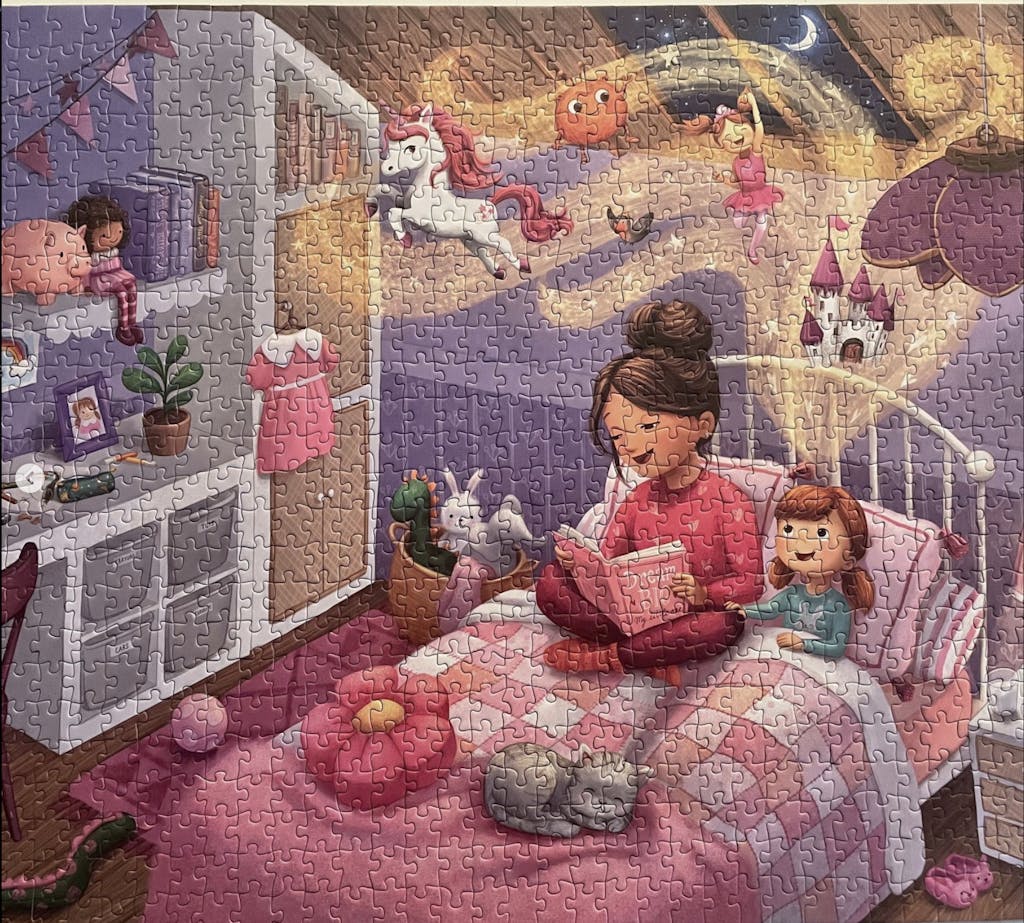 原画『bedtimestory, c.』 Bedtime Stories 1000 Piece Puzzle | Reverie – The Puzzle Center
