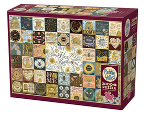 Bee Kind 2000 Piece Jigsaw Puzzle | Cobble Hill - Jigsaw Puzzles - The Puzzle Center