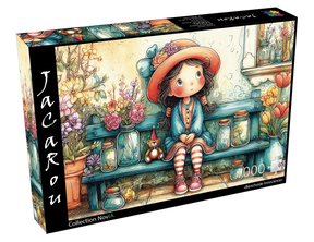 Benchside Innocence 1000 Piece Jigsaw Puzzle | JaCaRou Puzzles - Jigsaw Puzzles - The Puzzle Center