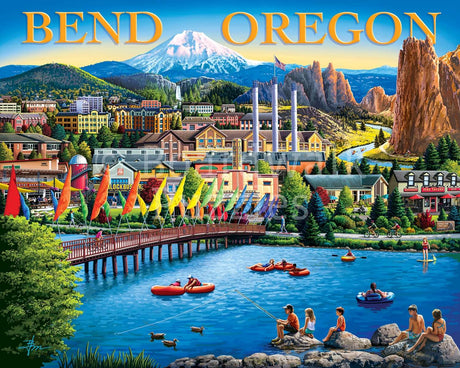 Bend, Oregon 500 Piece Jigsaw Puzzle by Boardwalk Puzzle Company - Boardwalk - Jigsaw Puzzles - The Puzzle Center
