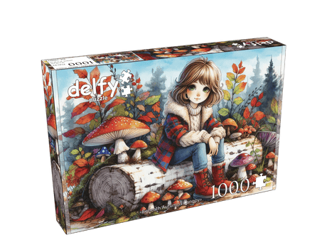 Beneath Autumn's Canopy 1000 Piece Jigsaw Puzzle | Delfy Puzzles - Jigsaw Puzzles - The Puzzle Center