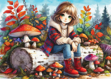 Beneath Autumn's Canopy 1000 Piece Jigsaw Puzzle | Delfy Puzzles - Jigsaw Puzzles - The Puzzle Center
