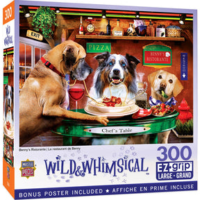 Benny's Ristorante 300 pc EZ Grip Puzzle - Wild & Whimsical | Masterpieces - Masterpieces Puzzles - Jigsaw Puzzles - The Puzzle Center
