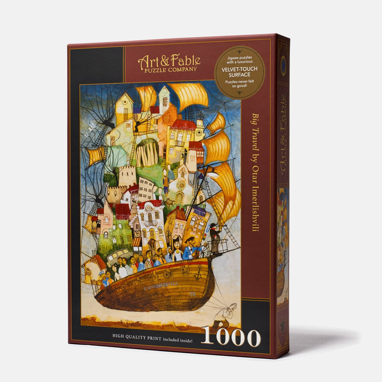 Big Travel 1000 Piece Jigsaw Puzzle | Art & Fable - Jigsaw Puzzles - The Puzzle Center