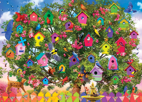 Bird House Hotel by Olena 1000 Piece Jigsaw Puzzle by Eurographics - Eurographics - Jigsaw Puzzles - The Puzzle Center