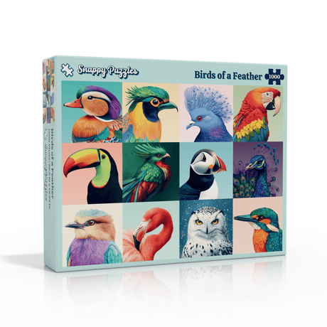 Birds of a Feather 1000 Piece Jigsaw Puzzle | Snappy Puzzles - Jigsaw Puzzles - The Puzzle Center