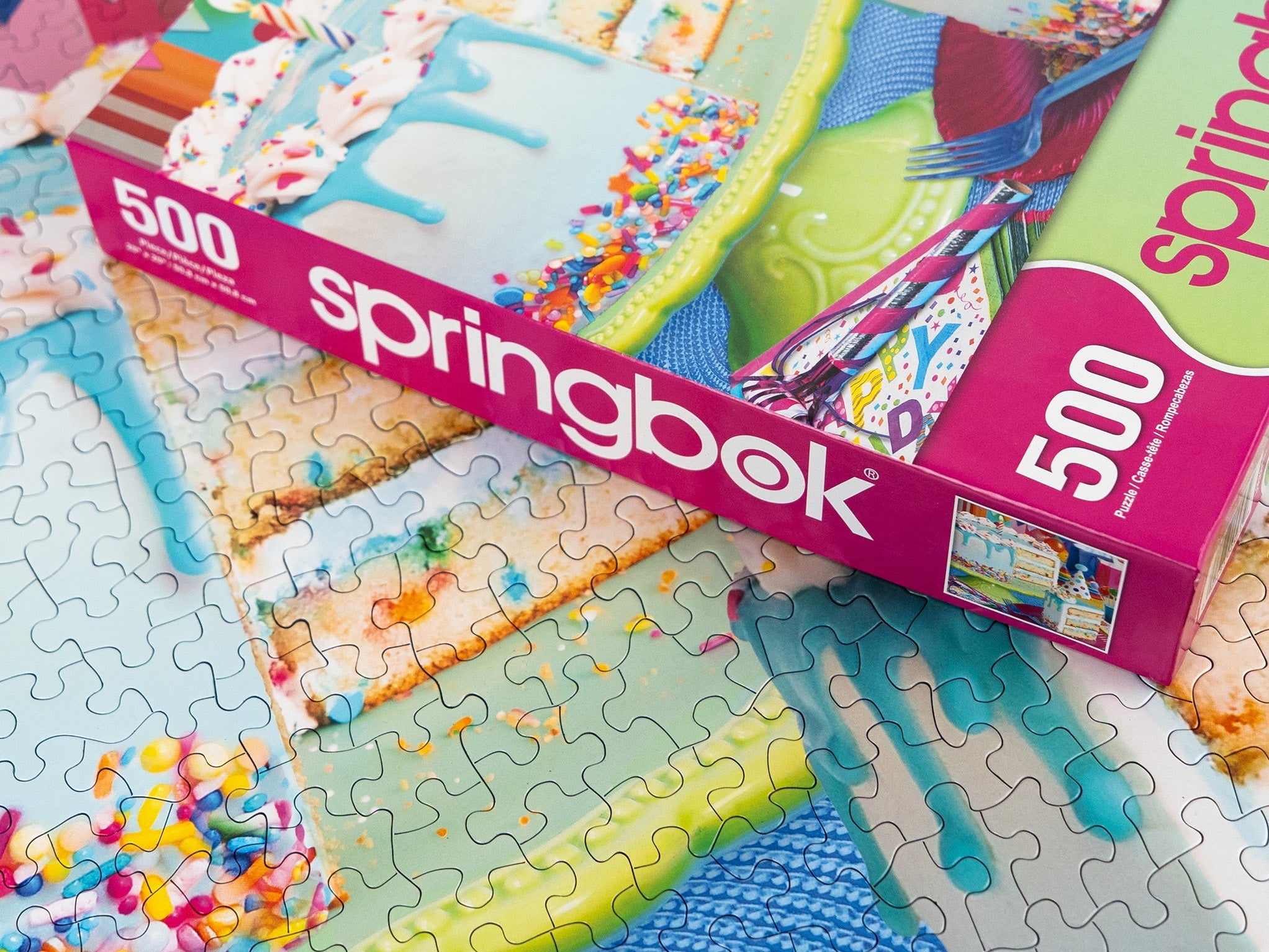 Birthday Cake 500 Piece Puzzle | Springbok – The Puzzle Center