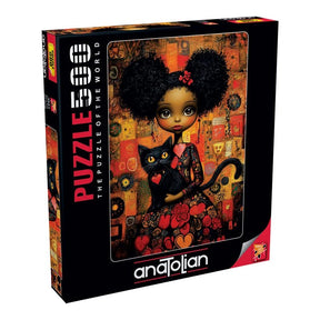 Black Cat 500 Piece Jigsaw Puzzle | Anatolian - Jigsaw Puzzles - The Puzzle Center