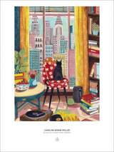 Black Cat in New York Window 1000 Piece Jigsaw Puzzle | Pomegranate - Jigsaw Puzzles - The Puzzle Center