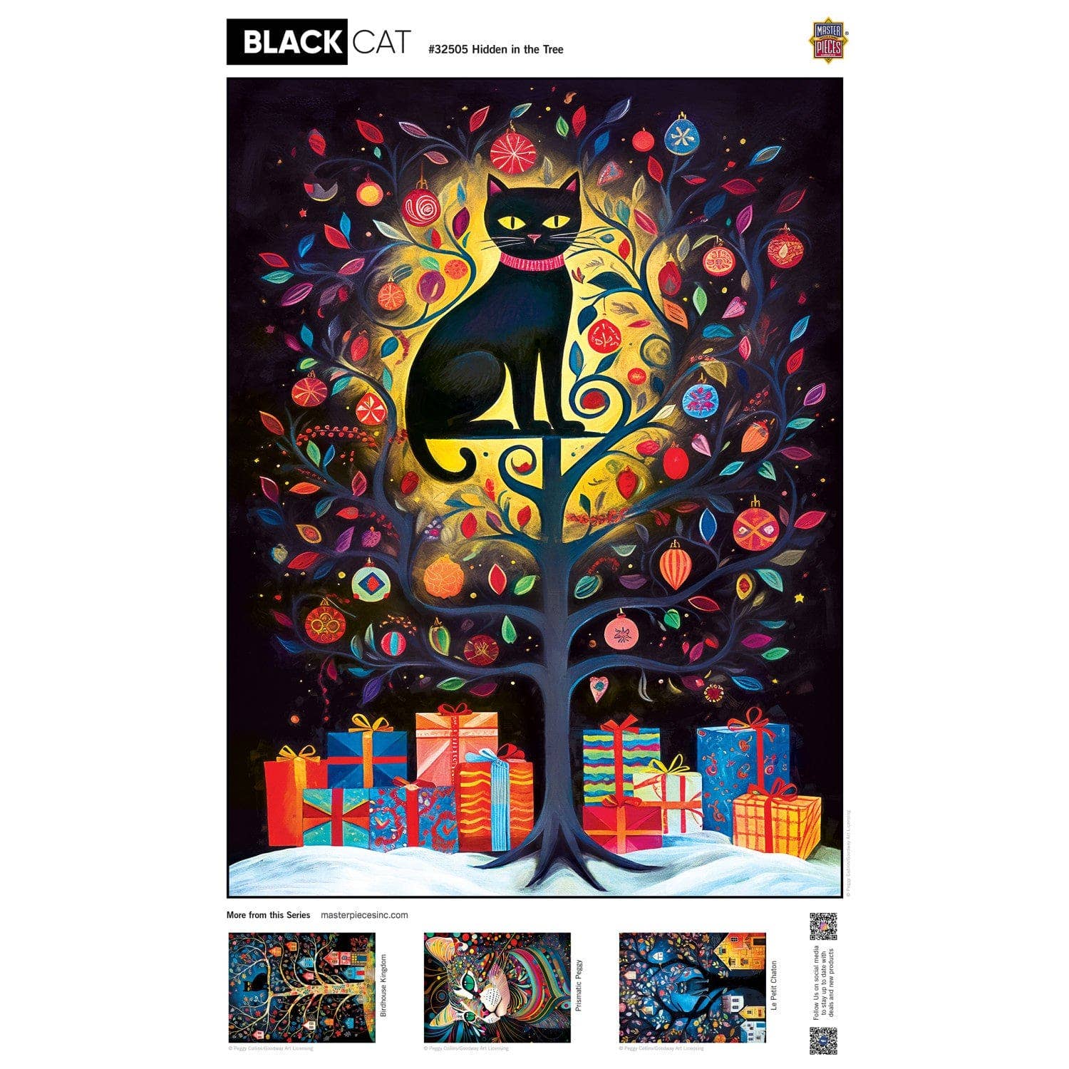 Black Cats Hidden in the Tree Puzzle – The Puzzle Center
