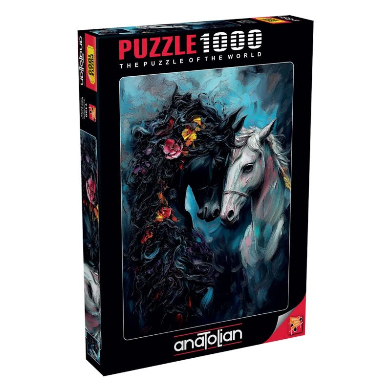 Black & White 1000 Piece Jigsaw Puzzle | Anatolian - Jigsaw Puzzles - The Puzzle Center