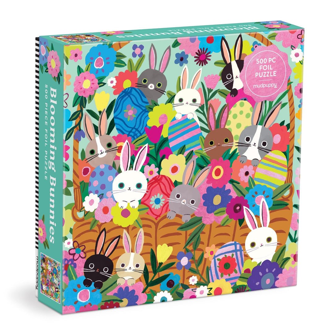 Blooming Bunnies 500 Piece Jigsaw Puzzle | Mudpuppy - Jigsaw Puzzles - The Puzzle Center