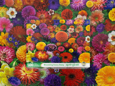 Blooming Every Daisy 500 Piece Jigsaw Puzzle by Springbok Puzzles - Springbok Puzzles - Jigsaw Puzzles - The Puzzle Center