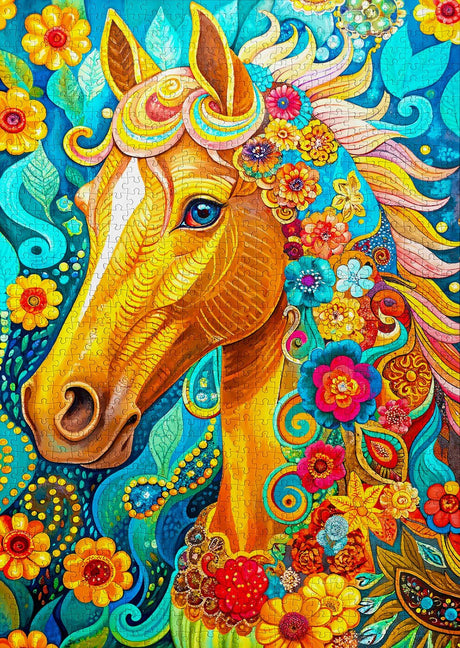 Blooming Mane 1000 Piece Jigsaw Puzzle | Enjoy Puzzles - Jigsaw Puzzles - The Puzzle Center