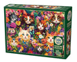Blooming Whiskers 1000 Piece Jigsaw Puzzle | Cobble Hill Puzzles - Jigsaw Puzzles - The Puzzle Center
