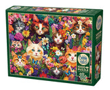 Blooming Whiskers 1000 Piece Jigsaw Puzzle | Cobble Hill Puzzles - Jigsaw Puzzles - The Puzzle Center