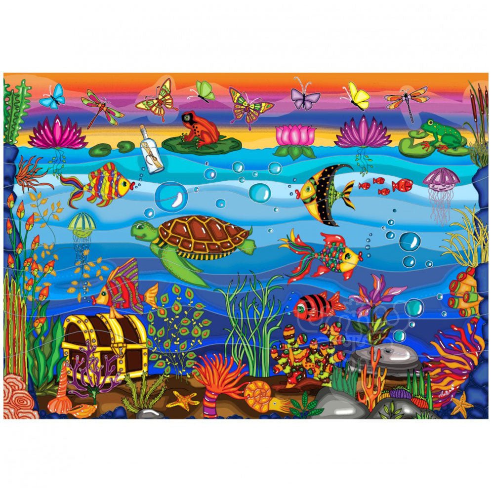 Blue Lagoon 1000 Piece Jigsaw Puzzle | JaCaRou Puzzles - JaCaRou Puzzles Inc. - Jigsaw Puzzles - The Puzzle Center