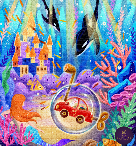 Blue Odyssey 1000 Piece Jigsaw Puzzle | Elewhite - Jigsaw Puzzles - The Puzzle Center