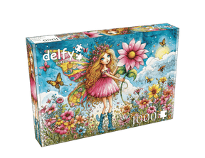 Blush Garden Whispers 1000 Piece Jigsaw Puzzle | Delfy Puzzles - Jigsaw Puzzles - The Puzzle Center