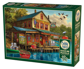 Bob's Beer & Bait 1000 Piece Puzzle by Cobble Hill Puzzles - Cobble Hill Puzzles - Jigsaw Puzzles - The Puzzle Center
