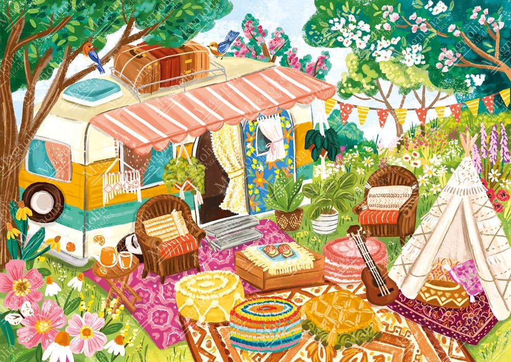 Pre-Order - Boho Camper 1000 Piece Jigsaw Puzzle | Magnolia