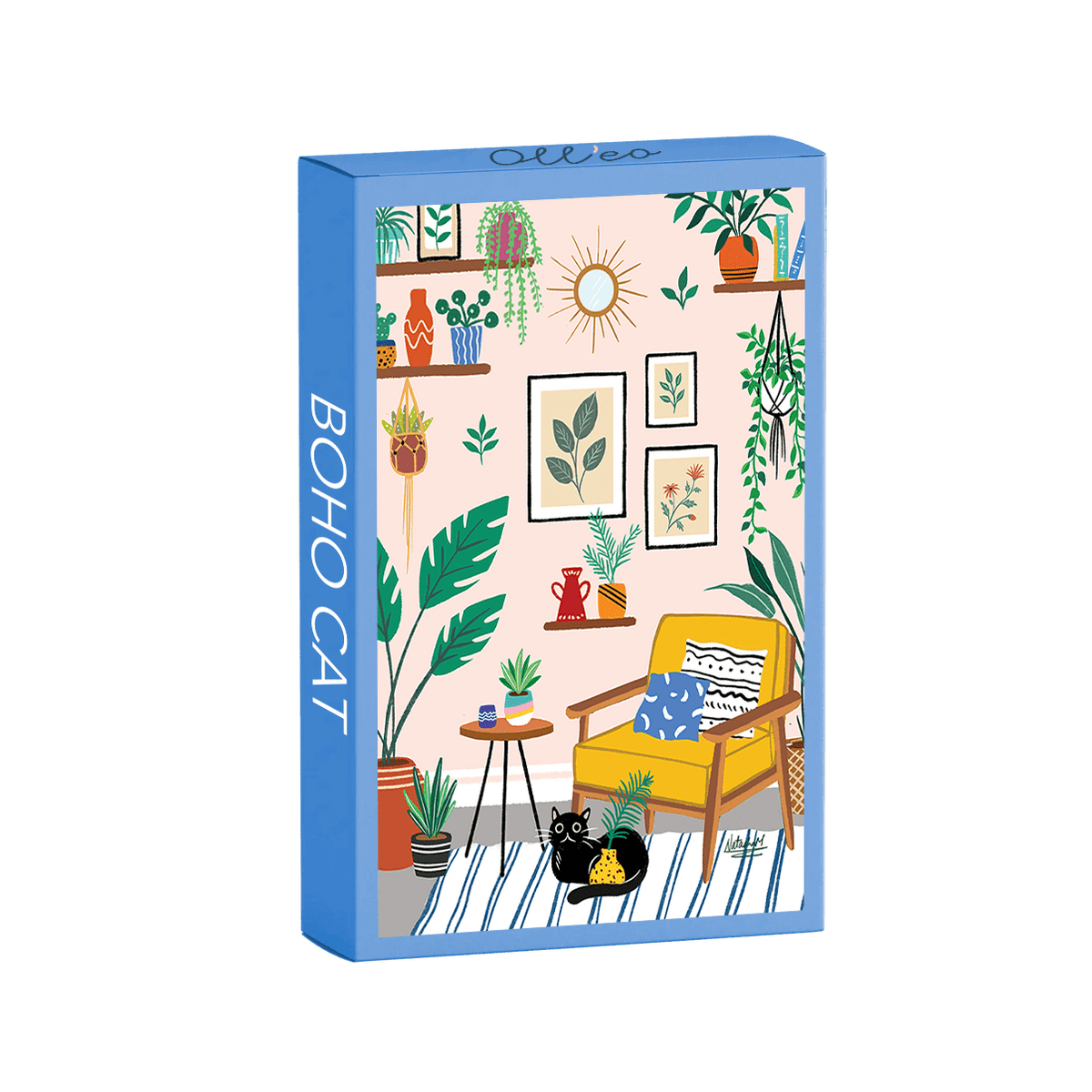 Boho Cat 99 Piece Jigsaw Puzzle | Olleo Puzzles - Jigsaw Puzzles - The Puzzle Center