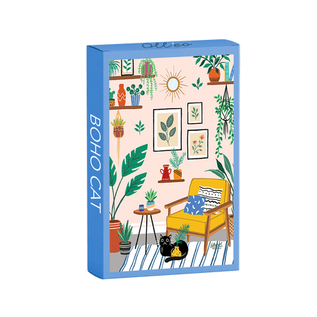 Boho Cat 99 Piece Jigsaw Puzzle | Olleo Puzzles - Jigsaw Puzzles - The Puzzle Center
