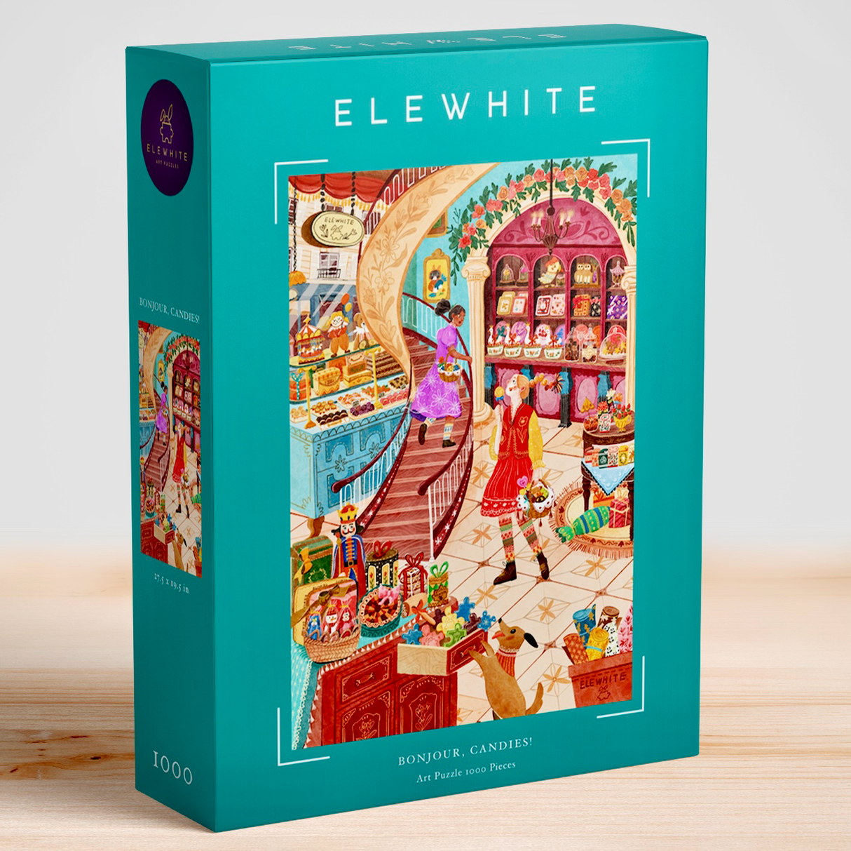 Bonjour, Candies! 1000 Piece Jigsaw Puzzle | Elewhite - Jigsaw Puzzles - The Puzzle Center