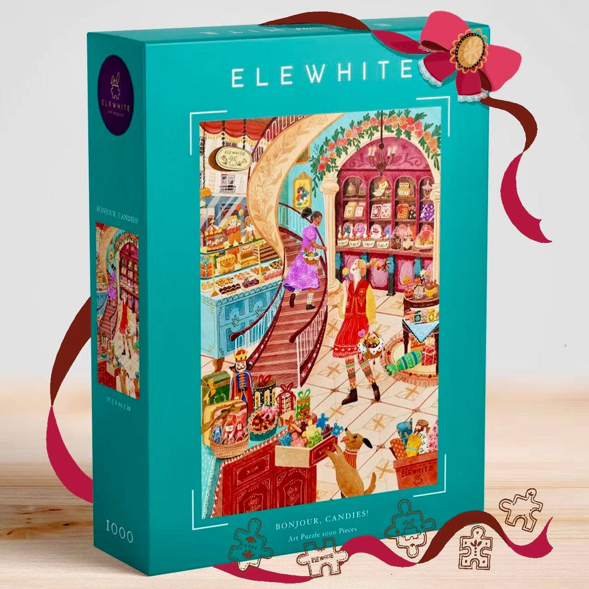 Bonjour, Candies! 1000 Piece Jigsaw Puzzle | Elewhite - Jigsaw Puzzles - The Puzzle Center