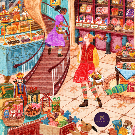 Bonjour, Candies! 1000 Piece Jigsaw Puzzle | Elewhite - Jigsaw Puzzles - The Puzzle Center